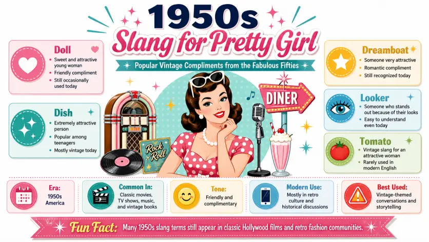 1950s slang for pretty girl