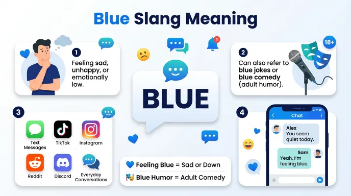 blue slang meaning