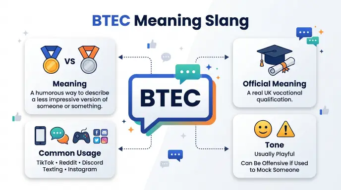 btec meaning slang
