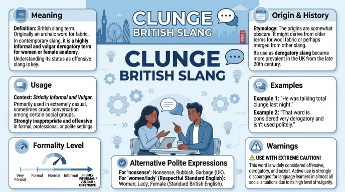 clunge british slang