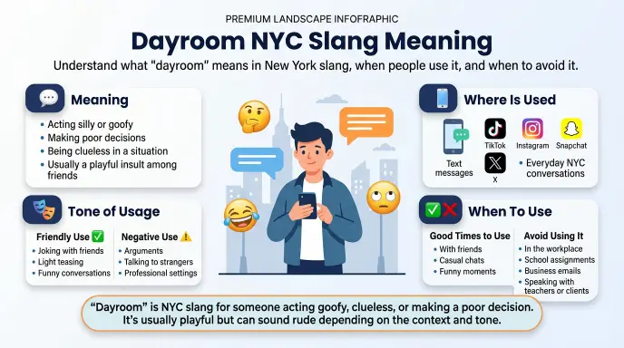 dayroom nyc slang
