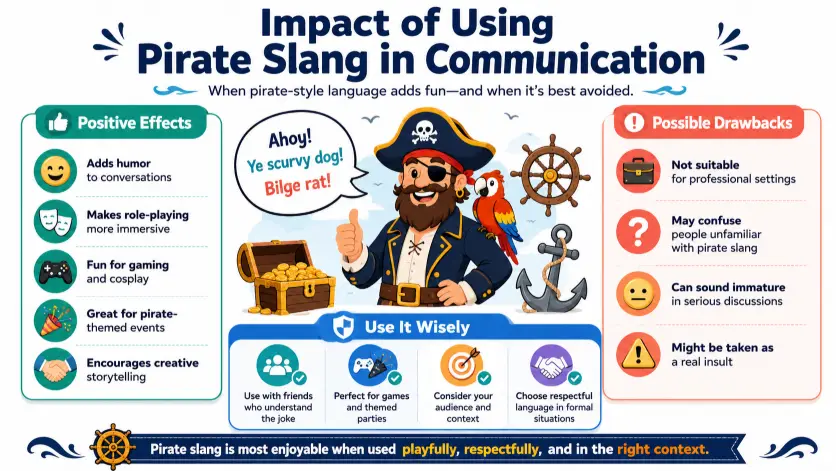 Impact of Using Pirate Slang in Communication