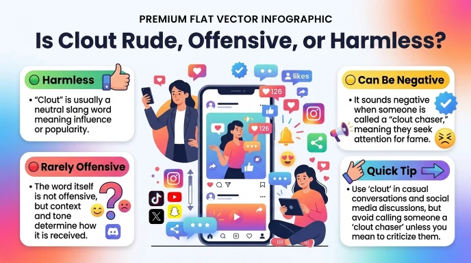 Is Clout Rude, Offensive, or Harmless?