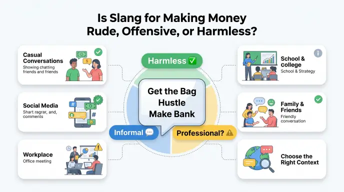 Is Slang for Making Money Rude, Offensive, or Harmless?