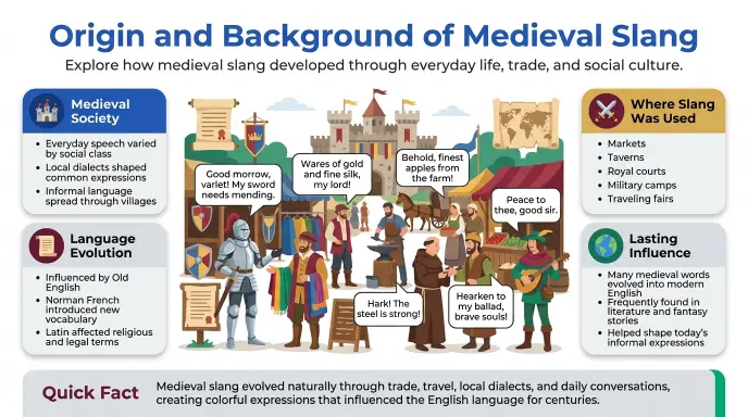 Origin and Background of Medieval Slang