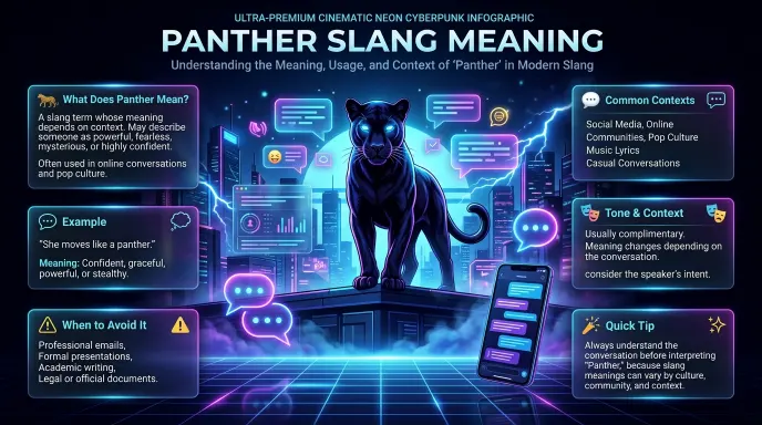 panther slang