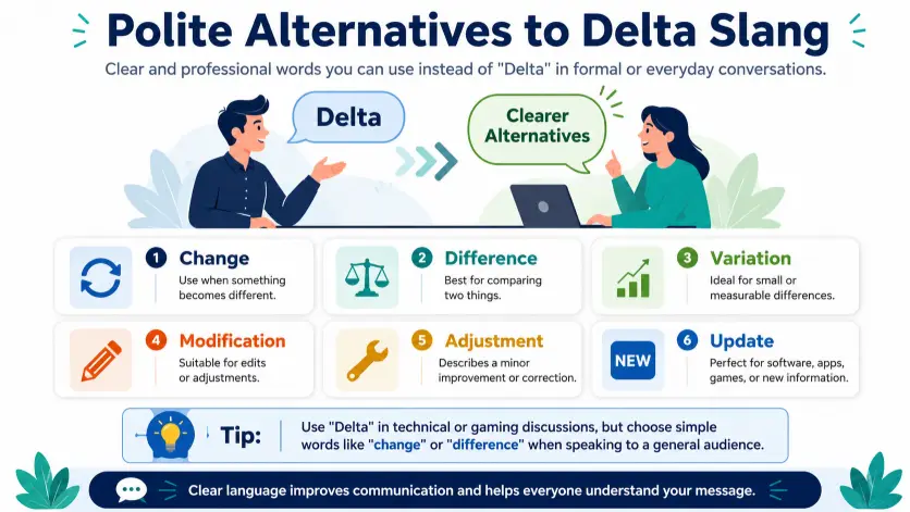 Polite Alternatives to Delta Slang
