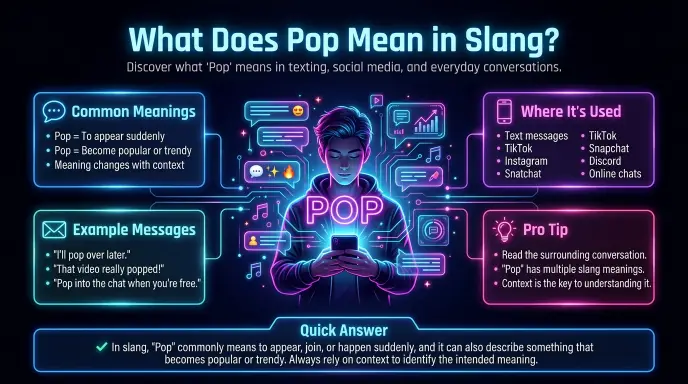 pop slang