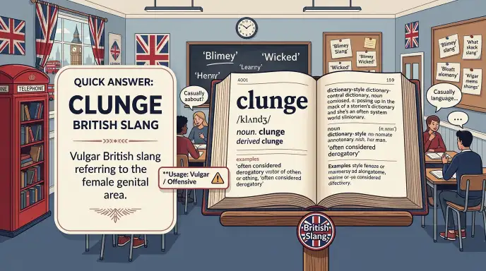 Quick Answer: Clunge British Slang
