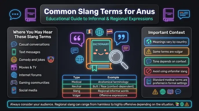 slang for anus