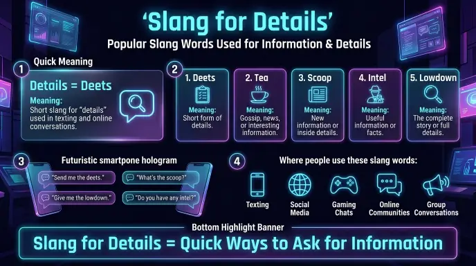slang for details