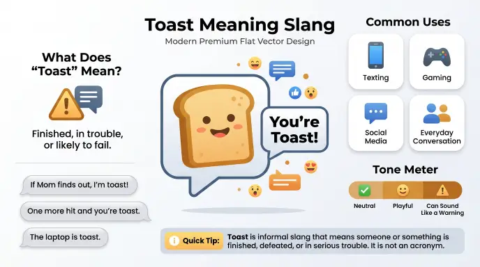 toast meaning slang