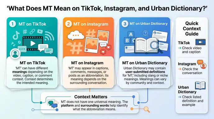 What Does MT Mean on TikTok, Instagram, and Urban Dictionary?