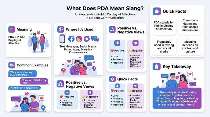 what does pda mean slang