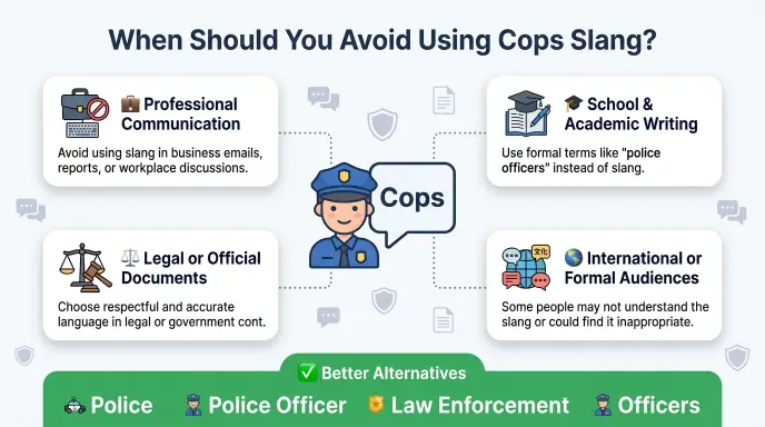 When Should You Avoid Using Cops Slang?