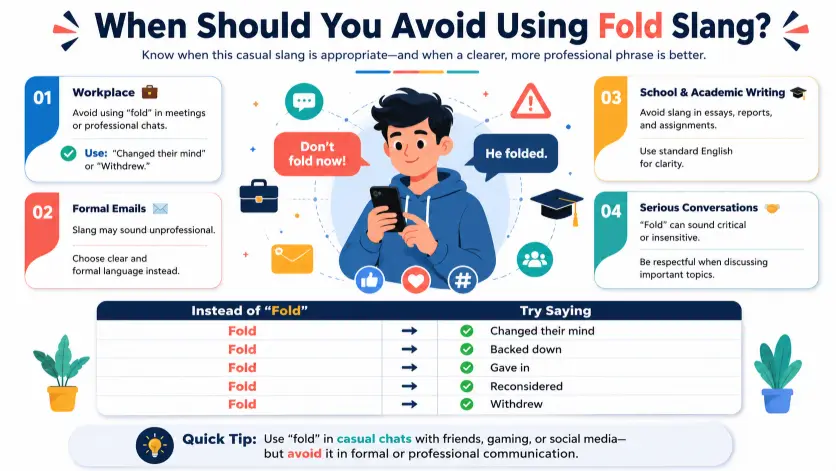 When Should You Avoid Using Fold Slang?