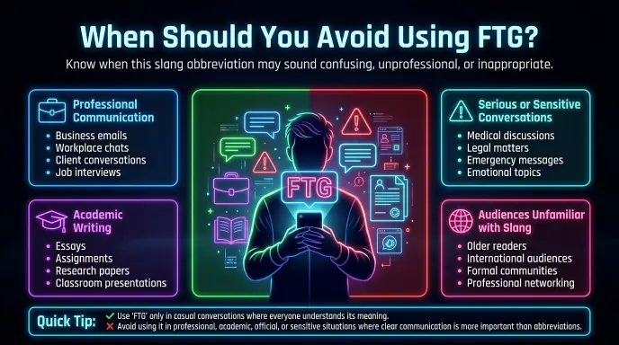When Should You Avoid Using FTG?