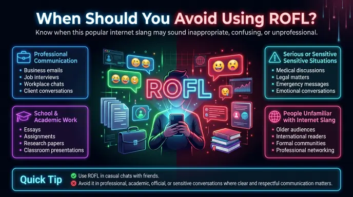 When Should You Avoid Using ROFL?