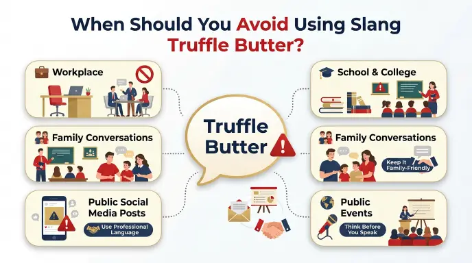 When Should You Avoid Using Slang Truffle Butter?