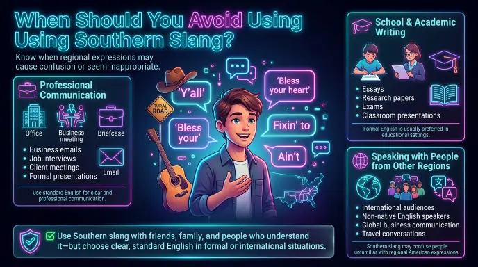 When Should You Avoid Using Southern Slang?