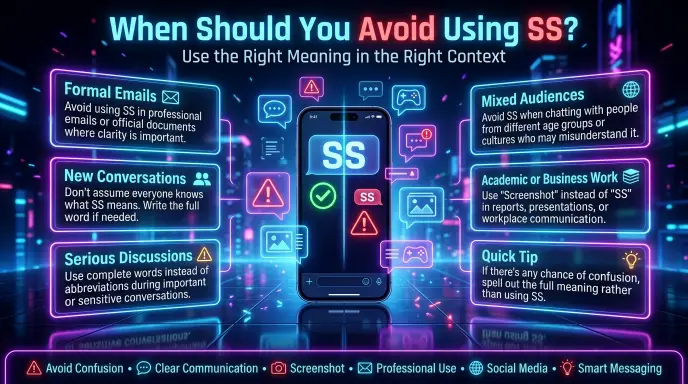 When Should You Avoid Using SS?