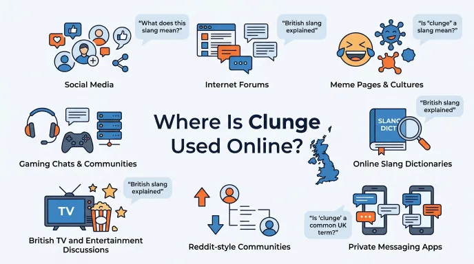 Where Is Clunge Used Online?