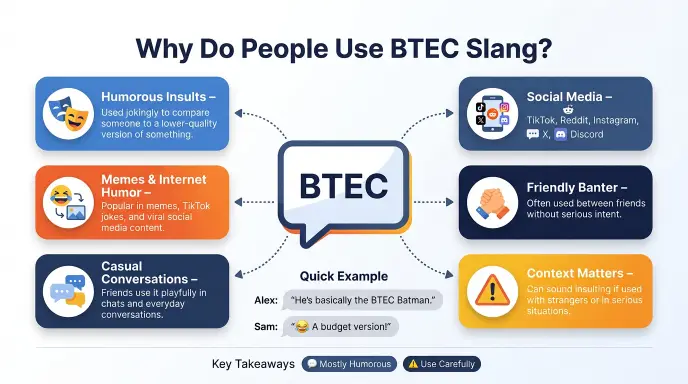 Why Do People Use BTEC Slang?
