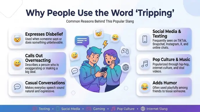 Why People Use the Word "Tripping"