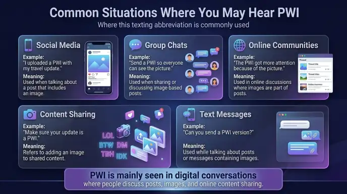 Common Situations Where You May Hear PWI