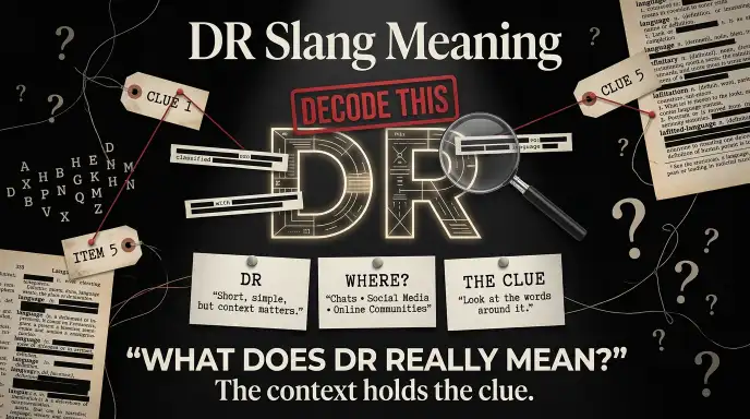 DR Slang Meaning