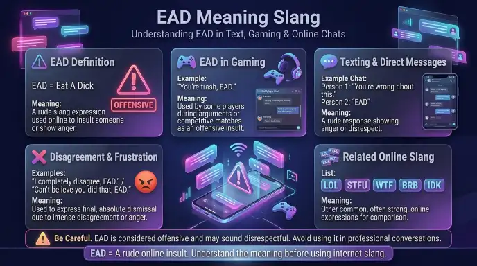 ead meaning slang