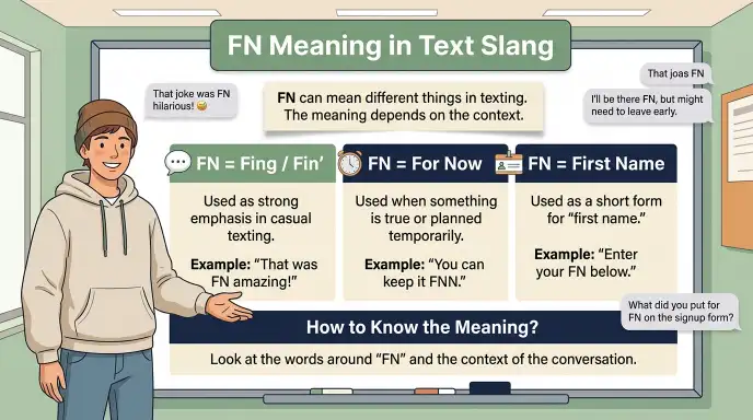 fn meaning in text slang