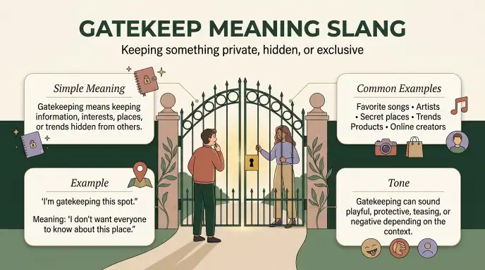 gatekeep meaning slang