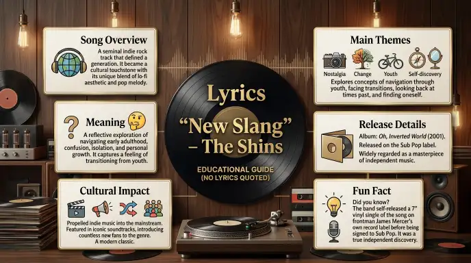 lyrics new slang the shins