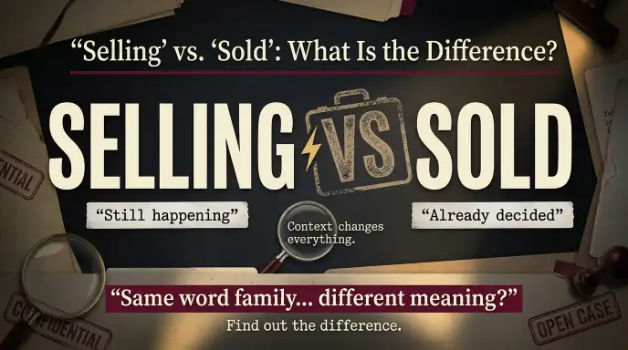 “Selling” vs. “Sold”: What Is the Difference?