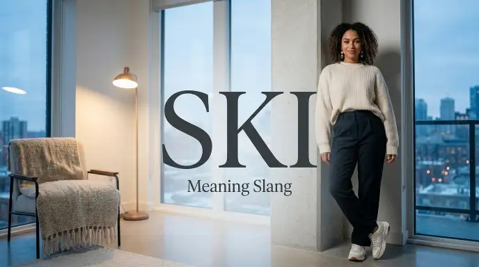 ski meaning slang