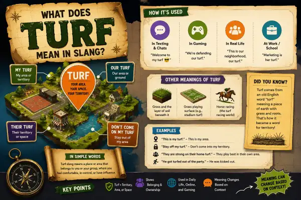 turf meaning slang
