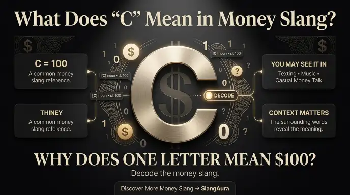 What Does “C” Mean in Money Slang?
