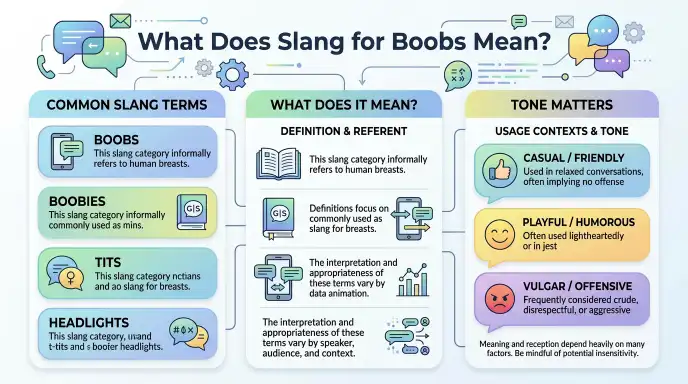 What Does Slang for Boobs Mean?