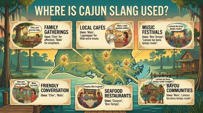 Where Is Cajun Slang Used?