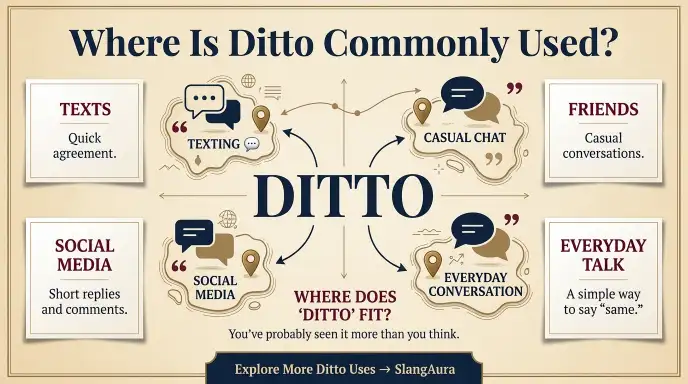 Where Is Ditto Commonly Used?