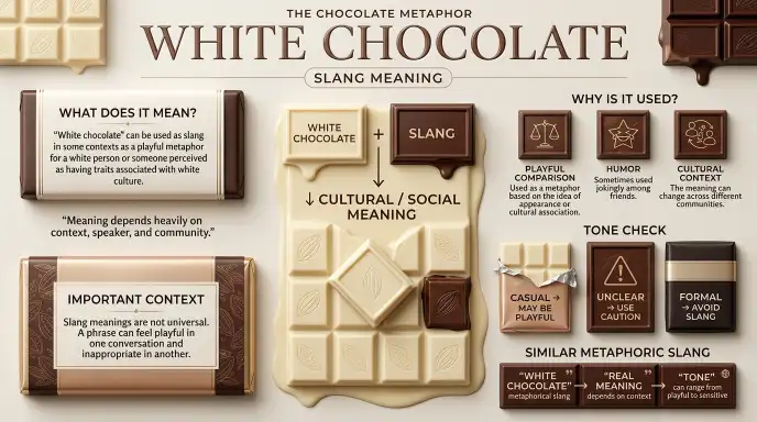 white chocolate slang