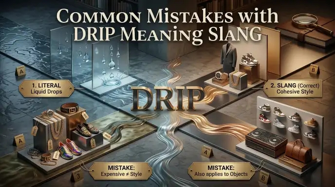 Common Mistakes with Drip Meaning Slang