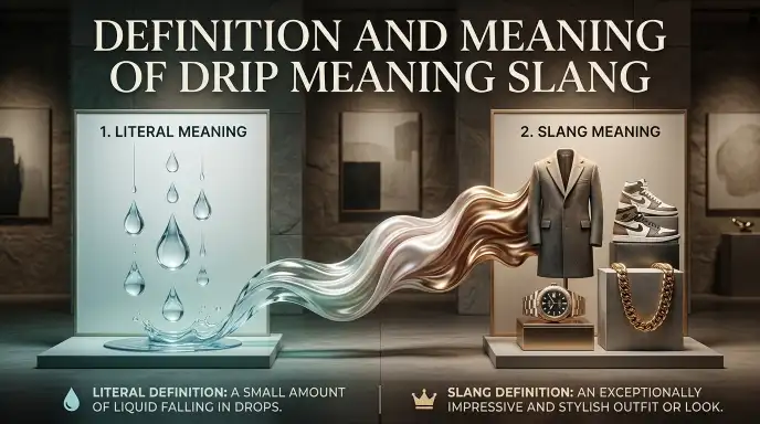 Definition and Meaning of Drip Meaning Slang