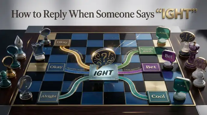 How to Reply When Someone Says “IGHT”