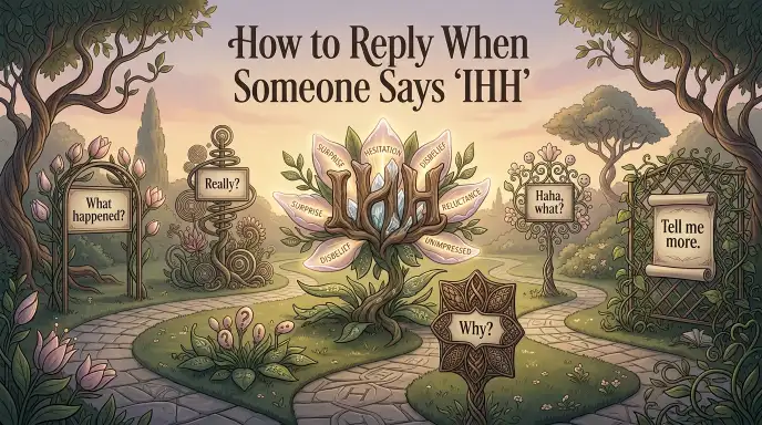 How to Reply When Someone Says “IHH”