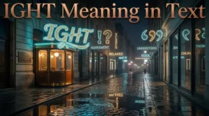 IGHT Meaning in Text