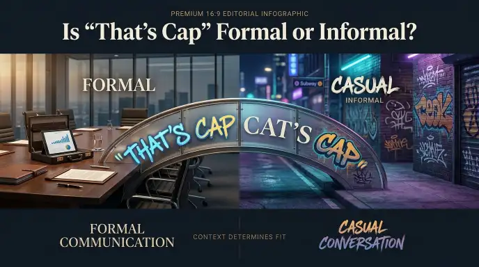 Is “That’s Cap” Formal or Informal?