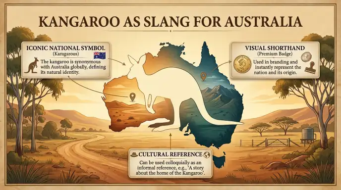 Kangaroo as Slang for Australia