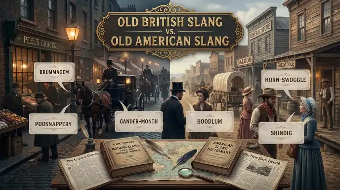 Old British Slang vs. Old American Slang